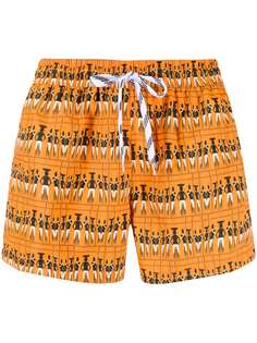 Nos Beachwear плавки-шорты с принтом