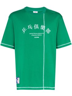Li-Ning футболка с принтом