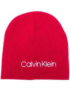 Calvin Klein шапка бини с вышитым логотипом