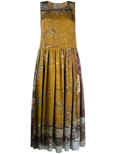 Uma Wang платье-трапеция с принтом