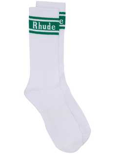 Rhude носки с логотипом