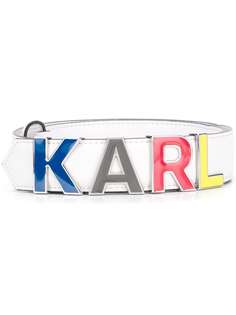 Karl Lagerfeld ремень с разноцветными буквами