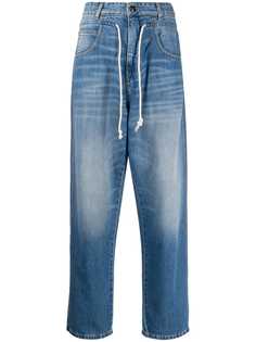 Semicouture прямые джинсы с завышенной талией
