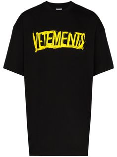 Vetements футболка с логотипом из коллаборации с Big Skull Motorhead