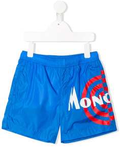 Moncler Kids плавки-шорты с логотипом