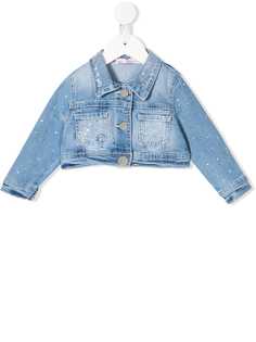 Miss Blumarine укороченная джинсовая куртка