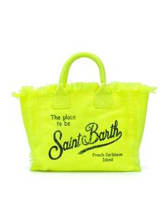 Mc2 Saint Barth Kids пляжная сумка с бахромой