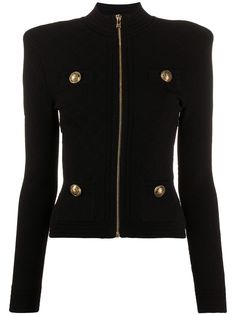 Balmain пиджак со структурированными плечами