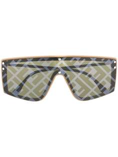 Fendi Eyewear солнцезащитные очки с монограммой