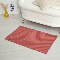 Ковер glitta, 50 х 80 ± 3 см, цвет красный. Этель