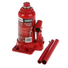 Домкрат гидравлический бутылочный lom 8 т, высота подъема 178-348 мм