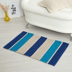 Ковер flow-iii, 50 х 80 ± 3 см, цвет цвет синий. Этель