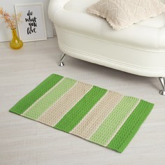 Ковер flow-iii, 50 х 80 ± 3 см, цвет зеленый. Этель