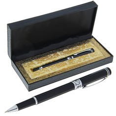 Ручка капиллярная, подарочная, поворотная, в кожзам футляре, Calligrata