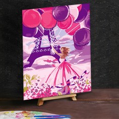 Картина по номерам с дополнительными элементами