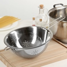 Дуршлаг с ручкой, d=22 см Доляна