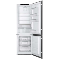 Встраиваемый холодильник комби SMEG C7280NLD2P1