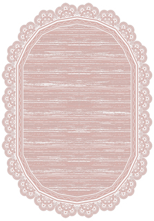 Ковер (ravis) розовый 16x230x1 см.