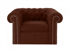 Кресло chesterfield (ogogo) коричневый 115x73x105 см.