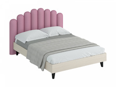 Кровать queen sharlotta (ogogo) розовый 180x122x217 см.