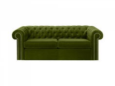 Диван chesterfield (ogogo) зеленый 208x73x105 см.