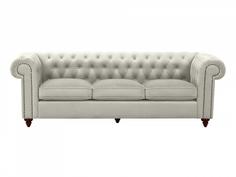 Диван chester classic (ogogo) серый 226x75x80 см.