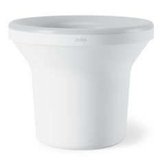 Кашпо для растений ora (umbra) белый 23x24x20 см.