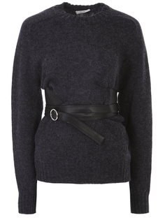 Шерстяной свитер с поясом 23GN4358C 10AN Celine