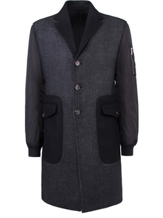 Комбинированное пальто Dsquared2