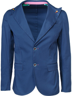 Хлопковый пиджак GKZ-3/роз.строчка Синий Roberto P