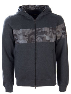 Хлопковая толстовка на молнии Paul&Shark