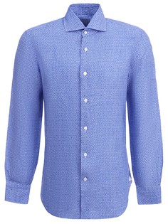 Рубашка хлопковая с принтом Barba