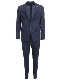 Классический костюм из шерсти Lardini