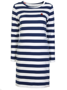 Платье хлопковое в полоску Terekhov