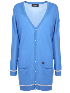 Кардиган хлопковый на пуговицах Dsquared2