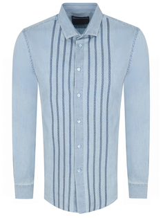 Рубашка хлопковая с декором Ermanno Scervino