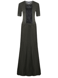 Платье в пол с декором Vionnet