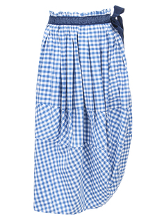 Хлопковая юбка с принтом High