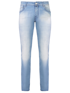 Джинсы хлопковые зауженные Jacob Cohen