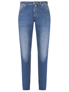 Джинсы хлопковые зауженные Jacob Cohen