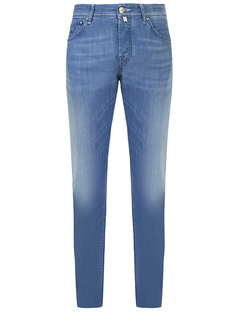 Джинсы хлопковые зауженные Jacob Cohen