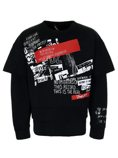 Хлопковый свитшот с принтом Dsquared2