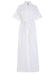 Платье-рубашка хлопковое Brunello Cucinelli