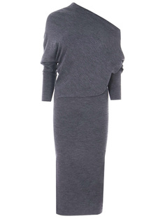Платье из тонкой шерсти Brunello Cucinelli