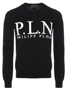 Кашемировый пуловер с принтом Philipp Plein
