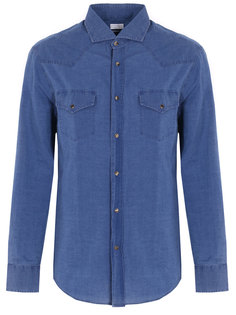 Рубашка джинсовая slim fit Brunello Cucinelli