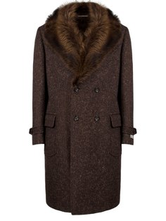 Шерстяное пальто Canali