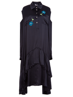 Платье-рубашка с рюшами Natasha Zinko