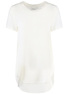 Шелковая футболка S000-2803CDC/бел Phillip Lim