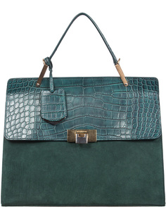 Сумка из комбинированной кожи 330888LD814 Зеленый Balenciaga